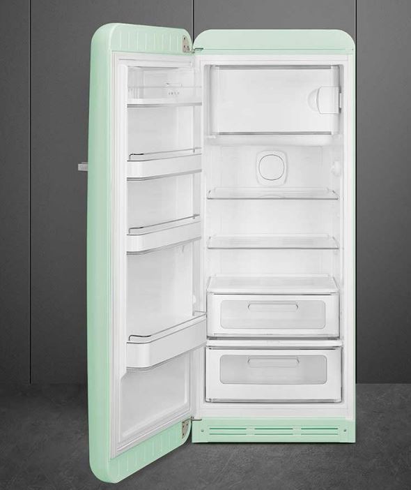 Smeg kjøleskap pastell grønn 50`s retro FAB28LPG5