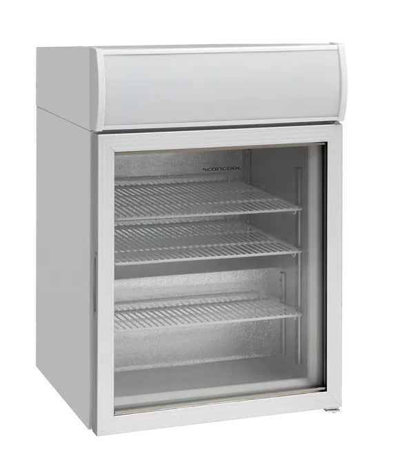 Scandomestic display fryseskap hvit SD 92 E